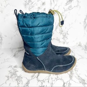 Columbia Women's Minx Moccasin Omni-Heat Winter Boot Blue 6